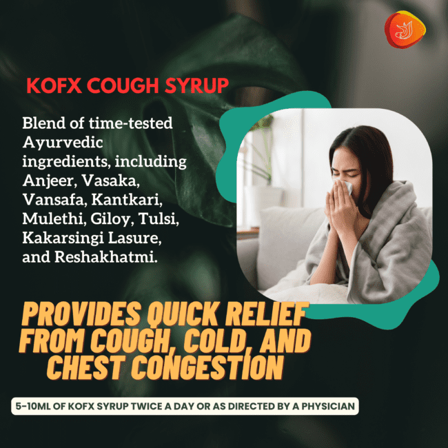 Kofex Ayurvedic cough syrup for congestion